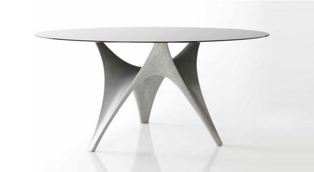 混凝土、混凝土桌子