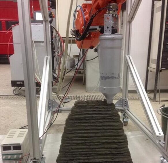 混凝土、混凝土3D打印機(jī)、可移動(dòng)混凝土3D打印機(jī)