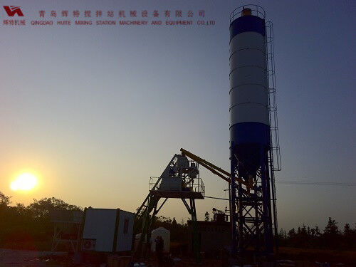 攪拌站HZS35易損件少，維護簡單，運行費用低