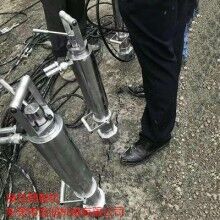 電動(dòng)液壓破石機(jī)液壓劈裂器施工效率