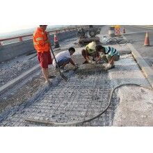 湖北黃岡加油站、服務(wù)區(qū)混凝土微表病害使用快速修補(bǔ)料