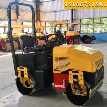 一路順風！座駕式2.5噸全液壓壓路機 雙鋼輪柴油振動碾 溝槽壓實機