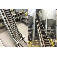 聊城大傾角輸送機-板鏈輸送機專業(yè)制作