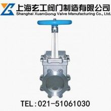 PZ43N美標手動對夾式刀形閘閥