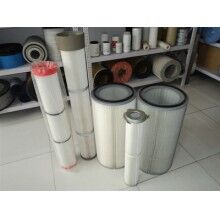 紅色鑄膠除塵濾芯濾筒