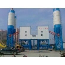 大型HZS120商混攪拌站，水泥攪拌站